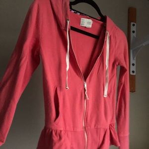 Anthropologie coral soft hoodie